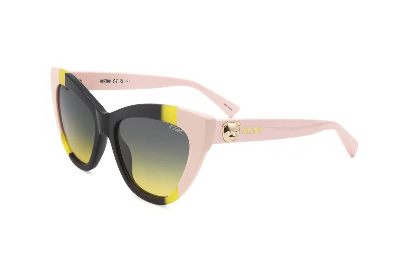 Moschino MOS122_S Sunglasses - BLACK YELLOW - view 3